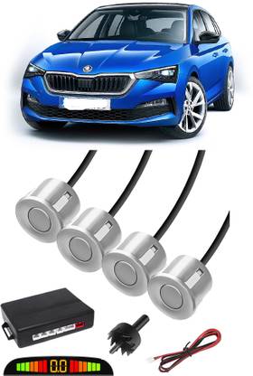 Ascension EB482 White Car Reverse Parking Sensor with LED Display 4 Sensor A482 Parking Sensor