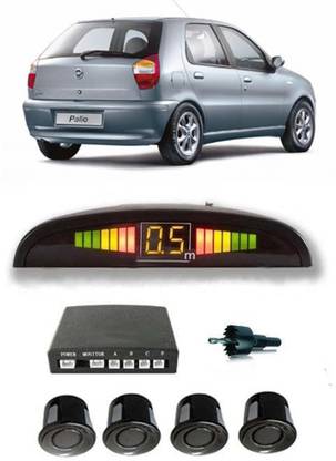 Voddmars VB113 Black Car Reverse Parking Sensor with LED Display 4 Sensor V113 Parking Sensor