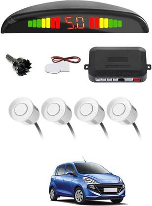 AYW Universal 4 White Reverse Parking Sensor With LED Display For Cars-236 4White Parking Sensor With LED Display Increased Safety For Car-236 Parking Sensor