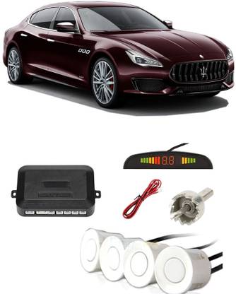 YUNEIK YB360 Silver Car Reverse Parking Sensor with LED Display 4 Sensor Y360 Parking Sensor