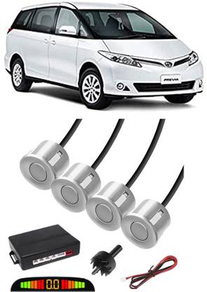 Voddmars VS590 Silver Car Reverse Parking Sensor with LED Display 4 Sensor V590 Parking Sensor