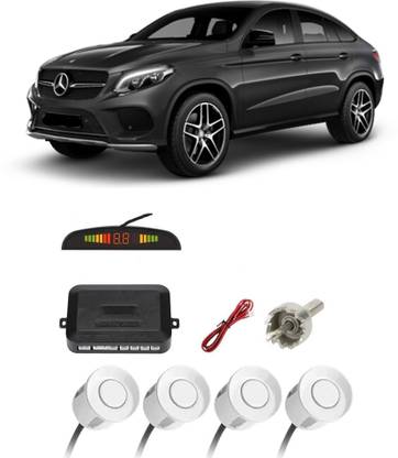 AutoTiger AB397 Silver Car Reverse Parking Sensor with LED Display 4 Sensor A397 Parking Sensor