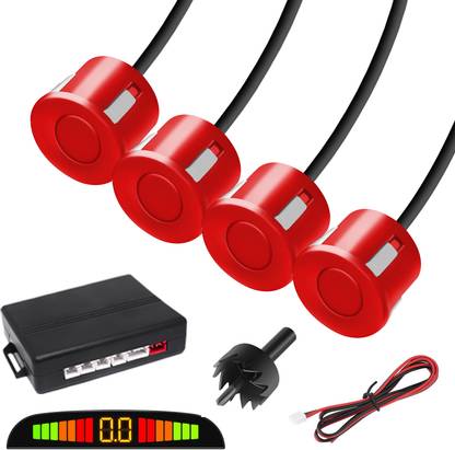 CARZEX Reverse Car Parking Sensor Led Display Black for All Car Numeric display of distance from obstacle Product RED Reverse Car Parking Sensor Led Display Black for All Car Numeric display of distance from obstacle Product RED Parking Sensor