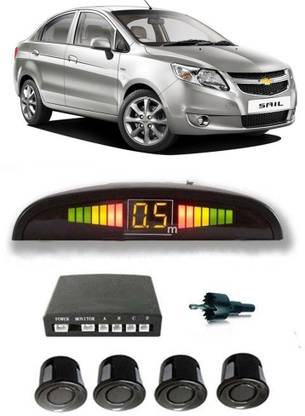 Voddmars VB88 Black Car Reverse Parking Sensor with LED Display 4 Sensor V88 Parking Sensor