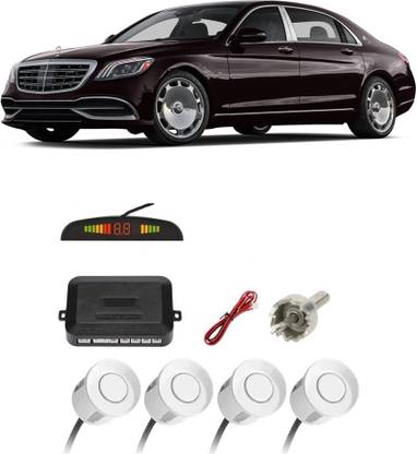 AutoTiger AB401 Silver Car Reverse Parking Sensor with LED Display 4 Sensor A401 Parking Sensor