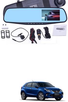 LOVMOTO Universal For Car Dual Lens Dvr Dash Camera 4.3inch Rearview Mirror For Gla-nza Reverse Assist Camera System