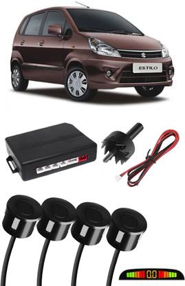 HANABI HB357 Black Car Reverse Parking Sensor with LED Display 4 SensorH357 Parking Sensor