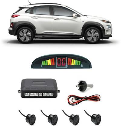 Ascension PKNB0823 Black Car Reverse Parking Sensor with LED Display 4 Sensor PKNB0823 Parking Sensor