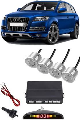 Everland EB34 Silver Car Reverse Parking Sensor with LED Display 4 Sensor E34 Parking Sensor