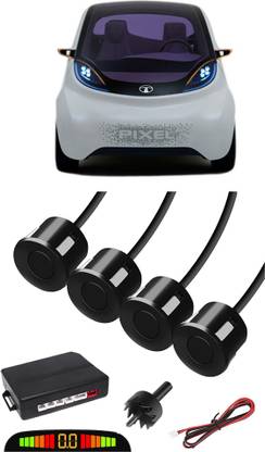 JazzBros JB530 Black Car Reverse Parking Sensor with LED Display 4 Sensor J530 Parking Sensor