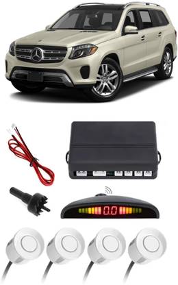 Gadzooks GS388 Silver Car Reverse Parking Sensor with LED Display 4 Sensor G388 Parking Sensor