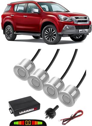 Gadzooks EB215 White Car Reverse Parking Sensor with LED Display 4 Sensor G215 Parking Sensor