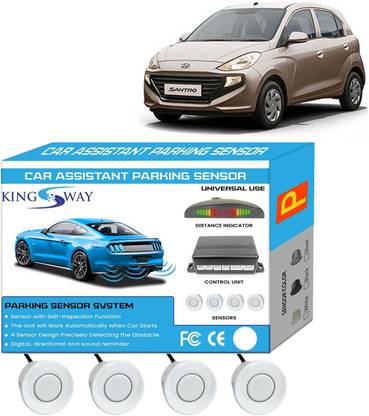 Kingsway White Reverse Parking Sensors for Santro 2018 to 2022 White Reverse Parking Sensors for Santro 2018 to 2022 Parking Sensor