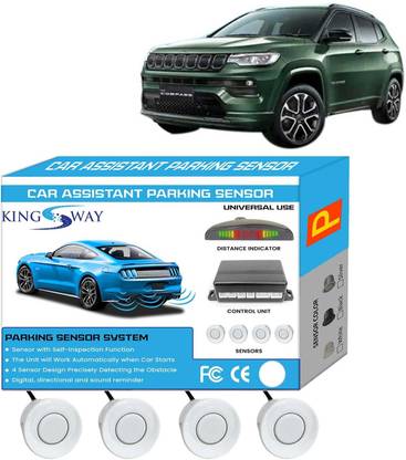 Kingsway White Reverse Parking Sensors for Compass 2021 Onwards White Reverse Parking Sensors for Compass 2021 Onwards Parking Sensor