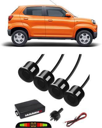 JazzBros JB330 Black Car Reverse Parking Sensor with LED Display 4 Sensor J330 Parking Sensor
