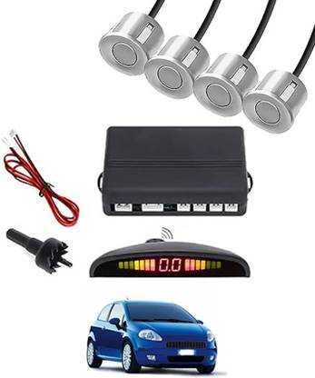 MATIES Universal Car Reverse Parking Sensor With LED Display ,Buzzer 103 4Parking Sensor Increased Safety For Passengers Silver 103 Parking Sensor