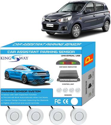 Kingsway White Reverse Parking Sensors for Alto K10 2014 to 2022 White Reverse Parking Sensors for Alto K10 2014 to 2022 Parking Sensor