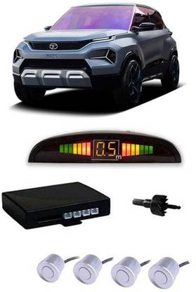 JazzBros JB515 Silver Car Reverse Parking Sensor with LED Display 4 Sensor J515 Parking Sensor