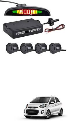 PRTEK CAR PARKING SENSORS ASSISTANT FOR Picanto Car Reverse Parking Sensors Assistant BLACK_104 Parking Sensor