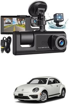 GONAMA Universal Dash Cam 3 Channel Front and Rear Inside Dash Camera for Cars SG248 In-car Camera System