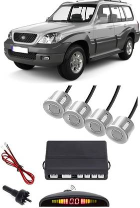 Everland EB202 Silver Car Reverse Parking Sensor with LED Display 4 Sensor E202 Parking Sensor