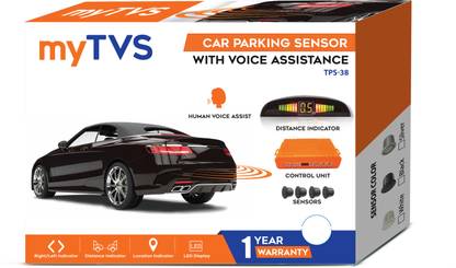 MYTVS TPS-38 Silver Reverse Car Parking Sensor LED Display(1 Yr Warranty)-For All Cars Parking Sensor