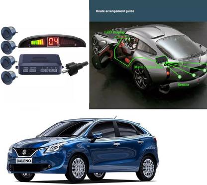 Atoray PARCKING SENSOR BLK 39 Buzzer Ultrasonic LED Display Parking Sensor for Maruti Suzuki Baleno Parking Sensor