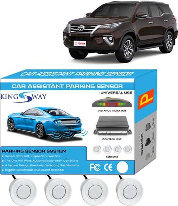 Kingsway White Reverse Parking Sensors for Fortuner 2017 to 2020 White Reverse Parking Sensors for Fortuner 2017 to 2020 Parking Sensor