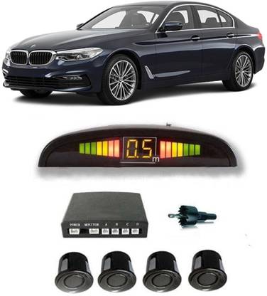 Gadzooks PKNB1309 Black Car Reverse Parking Sensor with LED Display 4 Sensor PKNB1309 Parking Sensor