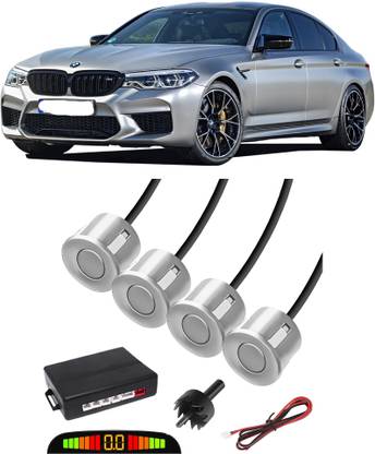 Voddmars EB67 White Car Reverse Parking Sensor with LED Display 4 Sensor A67 Parking Sensor