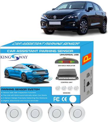 Kingsway White Reverse Parking Sensors for Baleno 2022 Onwards White Reverse Parking Sensors for Baleno 2022 Onwards Parking Sensor