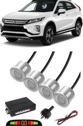 Voddmars VS425 Silver Car Reverse Parking Sensor with LED Display 4 Sensor V425 Parking Sensor