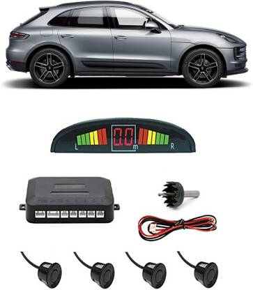 JazzBros PKNB1097 Black Car Reverse Parking Sensor with LED Display 4 Sensor PKNB1097 Parking Sensor