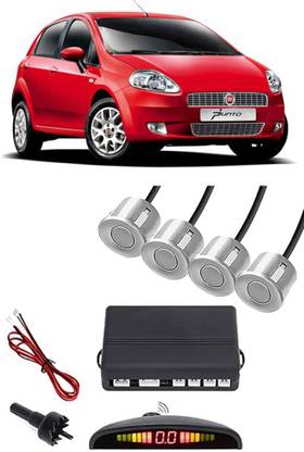 Everland EB117 Silver Car Reverse Parking Sensor with LED Display 4 Sensor E117 Parking Sensor