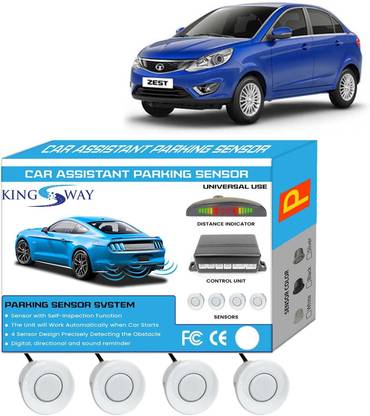 Kingsway White Reverse Parking Sensors for Zest 2014 to 2019 White Reverse Parking Sensors for Zest 2014 to 2019 Parking Sensor