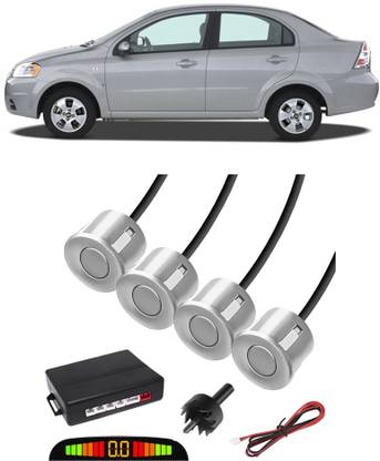 Ascension PKNA1346 White Car Reverse Parking Sensor with LED Display 4 Sensor PKNA1346 Parking Sensor