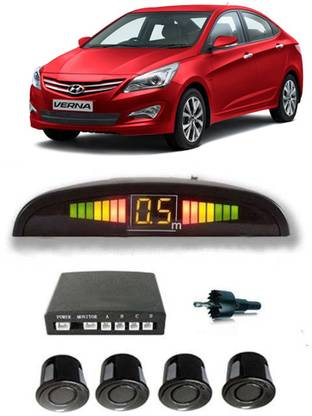Ascension PKNB1446 Black Car Reverse Parking Sensor with LED Display 4 Sensor PKNB1446 Parking Sensor