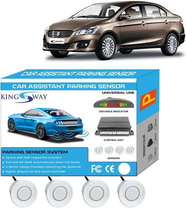 Kingsway White Reverse Parking Sensors for Ciaz 2014 to 2017 White Reverse Parking Sensors for Ciaz 2014 to 2017 Parking Sensor