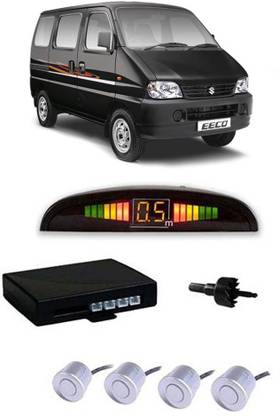 JazzBros JB299 Silver Car Reverse Parking Sensor with LED Display 4 Sensor J299 Parking Sensor