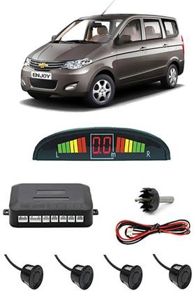 JazzBros PKNB0718 Black Car Reverse Parking Sensor with LED Display 4 Sensor PKNB0718 Parking Sensor