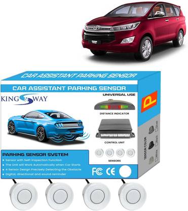 Kingsway White Reverse Parking Sensors for Innova Crysta 2015 to 2021 White Reverse Parking Sensors for Innova Crysta 2015 to 2021 Parking Sensor