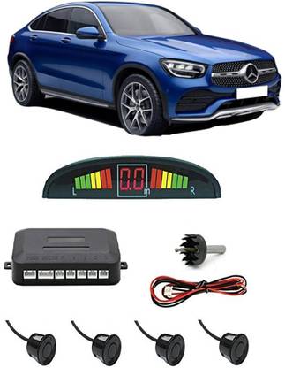 JazzBros PKNB1026 Black Car Reverse Parking Sensor with LED Display 4 Sensor PKNB1026 Parking Sensor