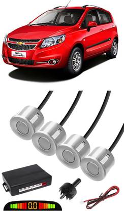 Ascension AB89 Silver Car Reverse Parking Sensor with LED Display 4 Sensor A89 Parking Sensor