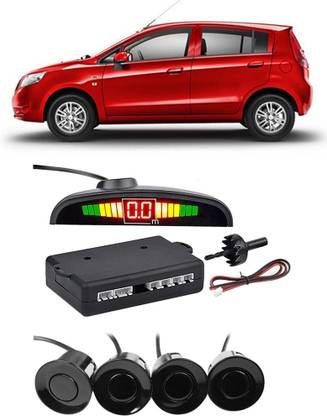 JazzBros PKNB0090 Black Car Reverse Parking Sensor with LED Display 4 Sensor PKNB0090 Parking Sensor