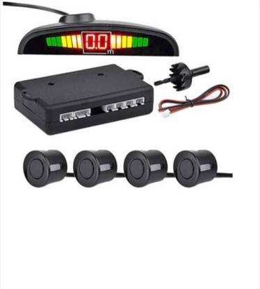 auto galaxy CPS-001 Set of 4 Black Sensors Reverse Radar Beep Sound Alert Parking Sensor