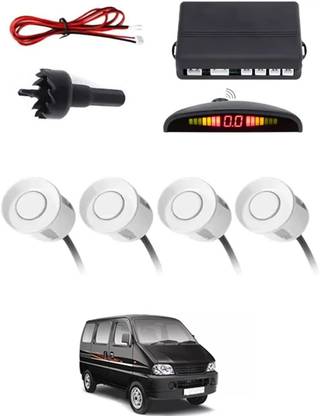 zplus 4White Parking Sensor With LED Display Increased Safety For Car-83 Safety of Passengers/Car One Alarm Kit-1583 Parking Sensor