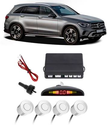 Gadzooks GS392 Silver Car Reverse Parking Sensor with LED Display 4 Sensor G392 Parking Sensor