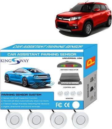 Kingsway White Reverse Parking Sensors for Vitara Brezza 2016 to 2019 White Reverse Parking Sensors for Vitara Brezza 2016 to 2019 Parking Sensor