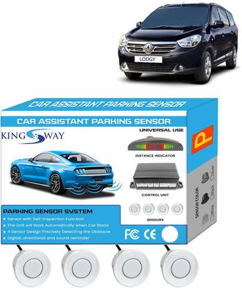 Kingsway White Reverse Parking Sensors for Lodgy 2015 to 2020 White Reverse Parking Sensors for Lodgy 2015 to 2020 Parking Sensor