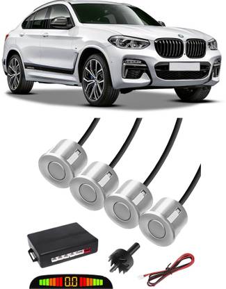 Voddmars VS74 Silver Car Reverse Parking Sensor with LED Display 4 Sensor V74 Parking Sensor